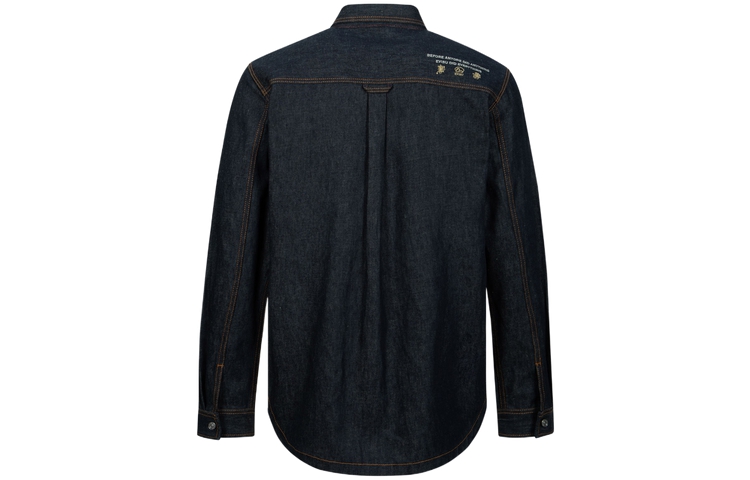 Lookbook EVISU AW23 海鷗標誌刺繡牛仔襯衫 藍色 2EAHTM3SL7031XXCT