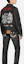 Shop EVISU 秋冬23 海鸥标志刺绣宽松版牛仔夹克 黑色 2EAHTM3DJ7001LFCS