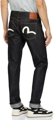 EVISU AW23 갈매기 프린트 데님 청바지 블루 0ELBSM0JE119317CT Sizing EVISU AW23 갈매기 프린트 데님 청바지 블루 0ELBSM0JE119317CT