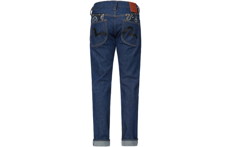 Lookbook EVISU AW23 Vaqueros Slim Fit Multi-Bolsillos Azul Denim 2EAHTM3JE290310CT