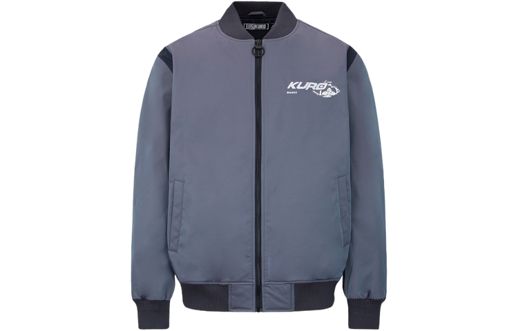 EVISU AW23 Spray Paint Seagull Print Aviator Jacket for Men. 2EAGNM3JK5966OSNQ