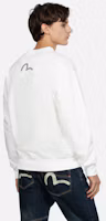 Purchase EVISU AW23 Triple Logo Print Oversized Casual Sweatshirt 2EAHTM3SW1110RXCT