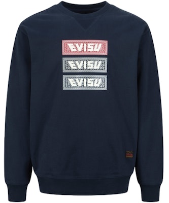 EVISU AW23 三重Logo印花寬鬆休閒長袖上衣 2EAHTM3SW1110RXCT Details for EVISU AW23 三重Logo印花寬鬆休閒長袖上衣 2EAHTM3SW1110RXCT