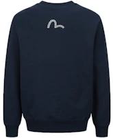 Sizing EVISU AW23 Triple Logo Print Oversized Casual Sweatshirt 2EAHTM3SW1110RXCT