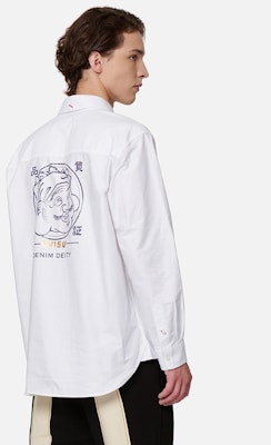 EVISU AW23 男款白色長袖上衣 海鷗與佛祖印花款式 2EAHTM3SL7903RXCT Purchase EVISU AW23 男款白色長袖上衣 海鷗與佛祖印花款式 2EAHTM3SL7903RXCT