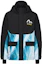 Order EVISU Black Color Block Ice Layer Printed Jacket 2EAGNM0CT749ML