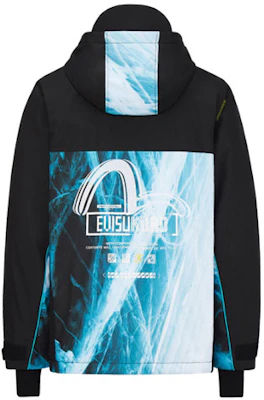 EVISU Black Color Block Ice Layer Printed Jacket 2EAGNM0CT749ML Lookbook EVISU Black Color Block Ice Layer Printed Jacket 2EAGNM0CT749ML