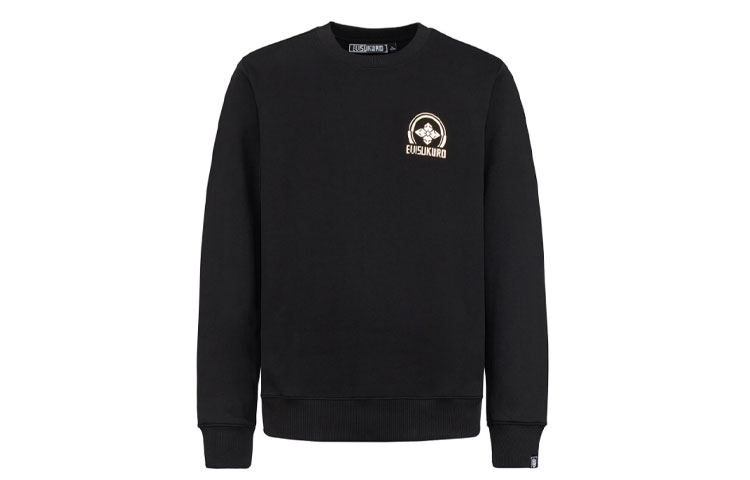 Lookbook EVISU 黑色圓領衛衣 多標誌圖案印花 2EAGNM0SW370XX