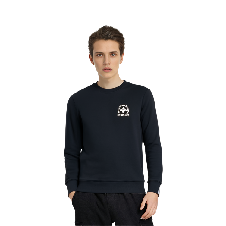 Purchase EVISU 黑色圓領衛衣 多標誌圖案印花 2EAGNM0SW370XX