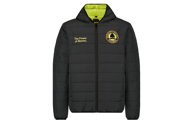 EVISU Black Jacket with Buddha Embroidery Logo 1EAOTM9JK776XX