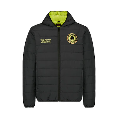 EVISU Black Jacket with Buddha Embroidery Logo 1EAOTM9JK776XX