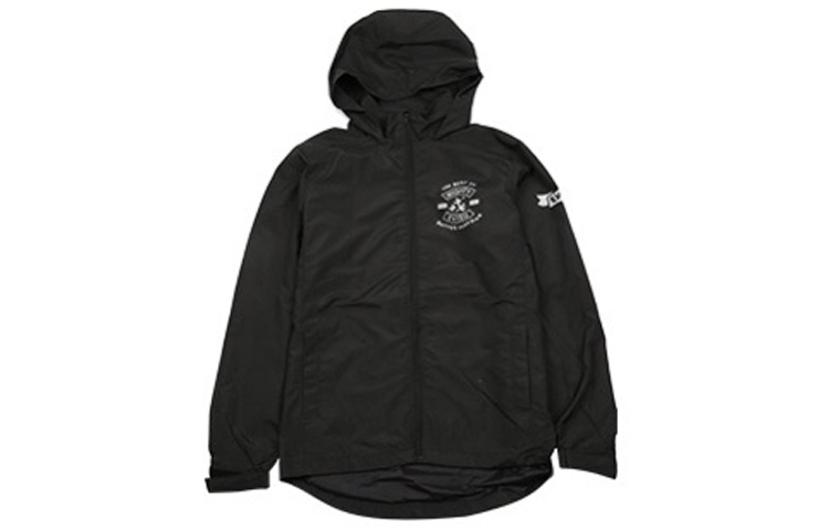 EVISU Black Jacket with Chinese Character Print 1EAOTM7JK216XX