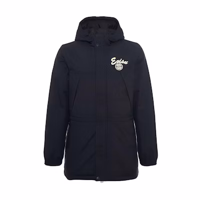 EVISU Black Jacket with Logo Print 1EAOTM8CT717XX