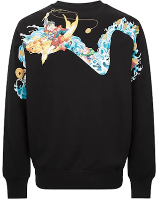 EVISU 黑色大M卡通印花長袖套頭襯衫 2EAHTM2SW327RXCT Order EVISU 黑色大M卡通印花長袖套頭襯衫 2EAHTM2SW327RXCT