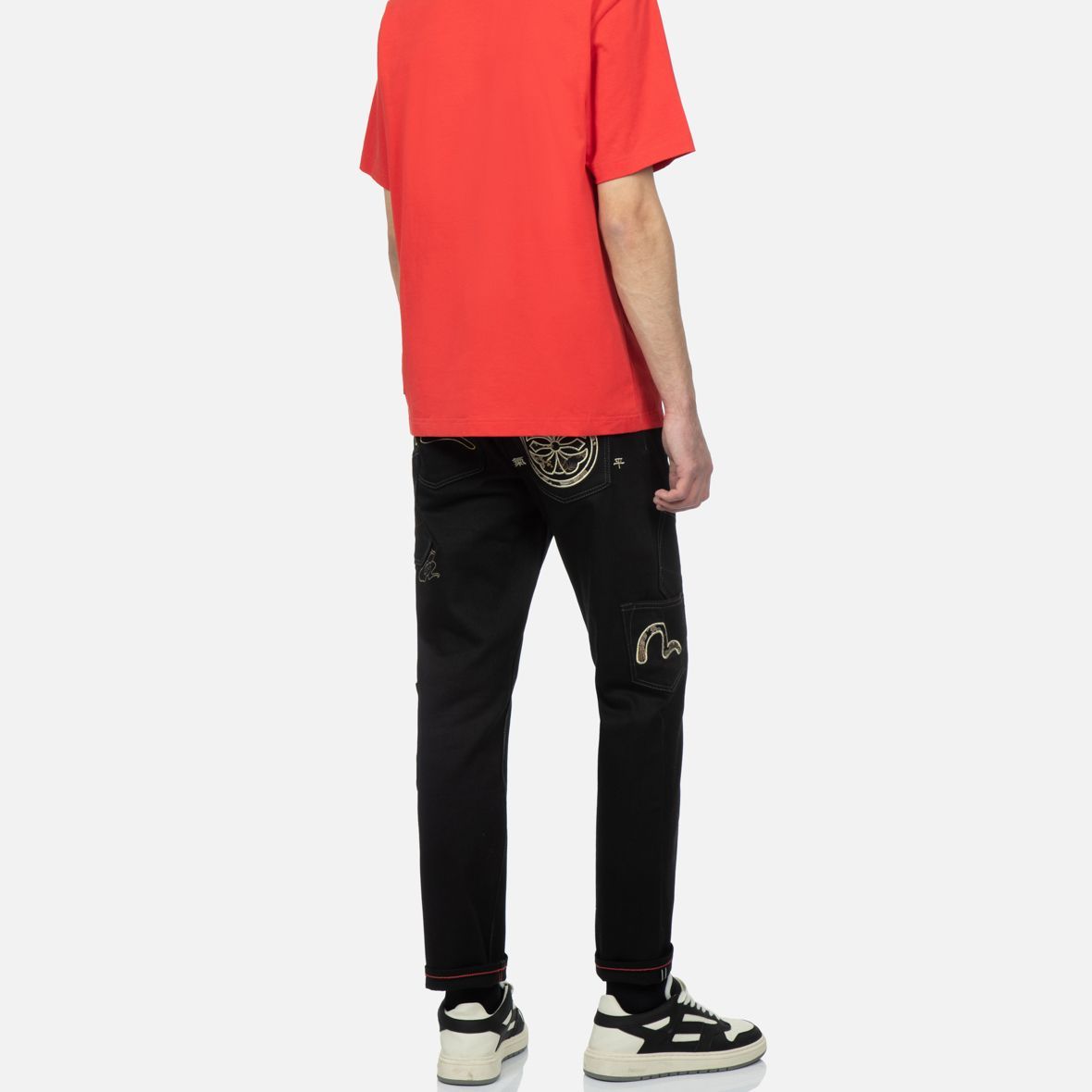 EVISU Black Seagull Pocket Jeans  Casual Denim. 2ESHTM3JE16217CS 圖 4