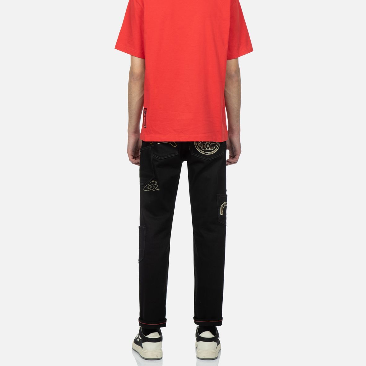 EVISU Black Seagull Pocket Jeans  Casual Denim. 2ESHTM3JE16217CS 圖 6