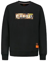 Order EVISU Buddha Camo Big M Logo Sweatshirt Black - 2EAHTM0SW330XX