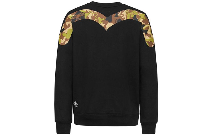 Lookbook EVISU 佛頭迷彩大M標誌長袖上衣 黑色 2EAHTM0SW330XX