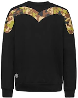 Lookbook EVISU Buddha Camo Big M Logo Sweatshirt Black - 2EAHTM0SW330XX