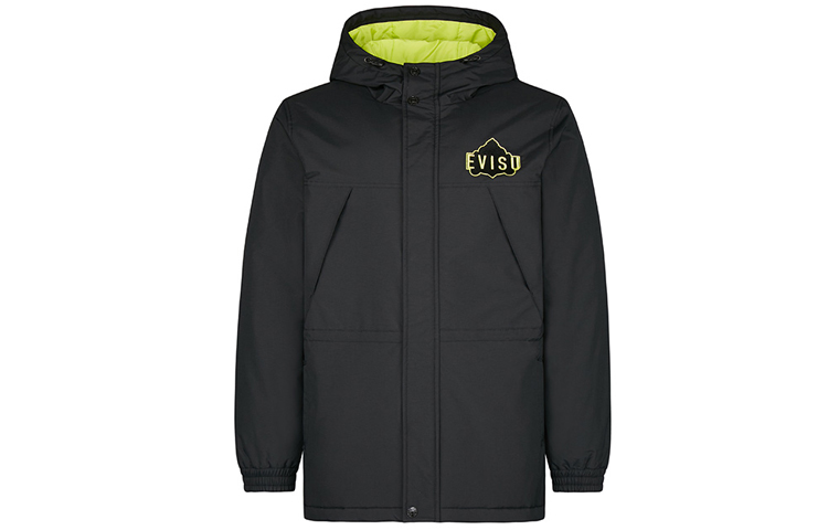 EVISU Buddha Logo Graphic Sweatshirt Black 1EAOTM9CT774XX