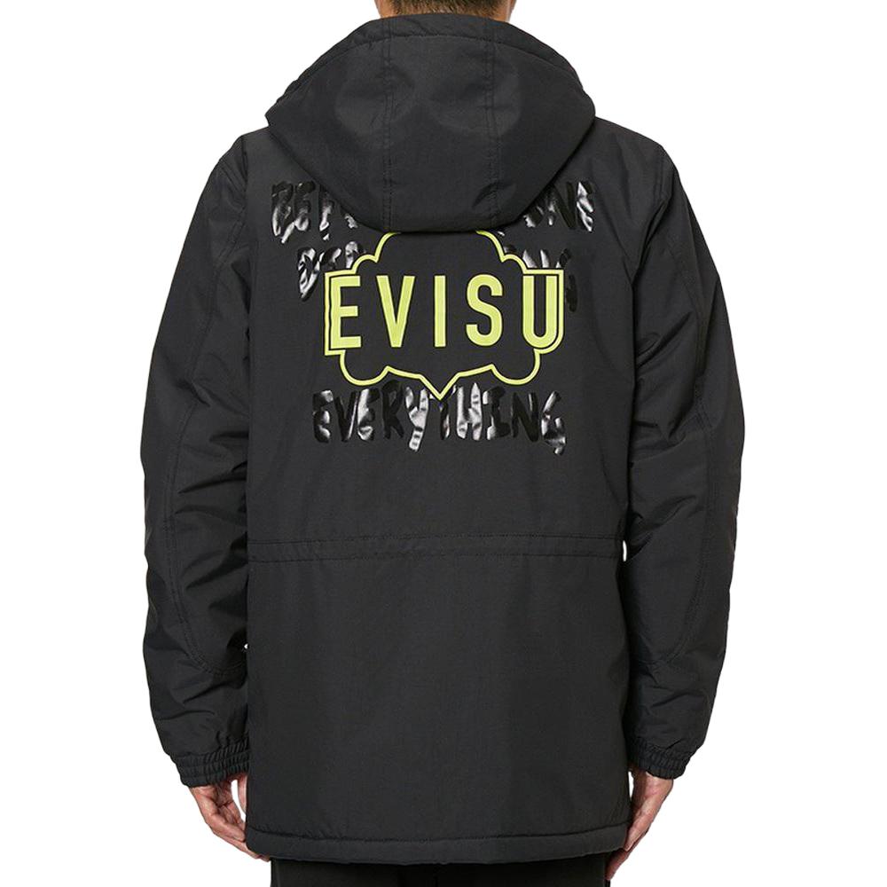 Purchase EVISU 佛頭標誌印花黑色衛衣 1EAOTM9CT774XX