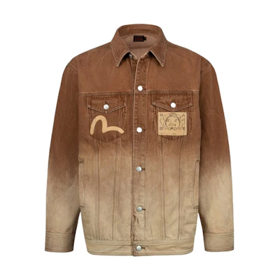 EVISU Buddha Seagull Gradient M Jacket Brown Outerwear 2ESHTM3SJ723LFCT