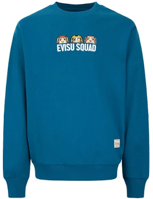 Sudadera Casual EVISU con Bordado de Letras y Dibujo Animado. 2EAHTM2SW317RXCT Order Sudadera Casual EVISU con Bordado de Letras y Dibujo Animado. 2EAHTM2SW317RXCT