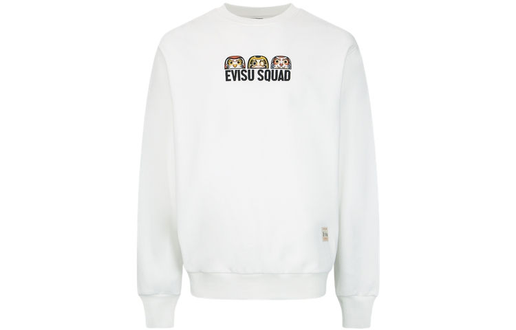 Details for Sudadera Casual EVISU con Bordado de Letras y Dibujo Animado. 2EAHTM2SW317RXCT