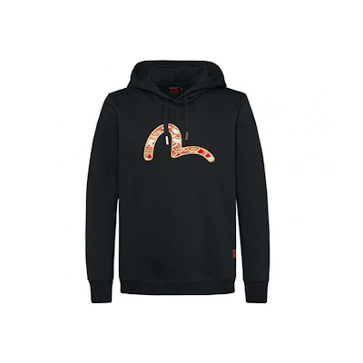 EVISU Classic Seagull Embroidered Sweatshirt Black () 1EAHTM9SW324XXBLACK
