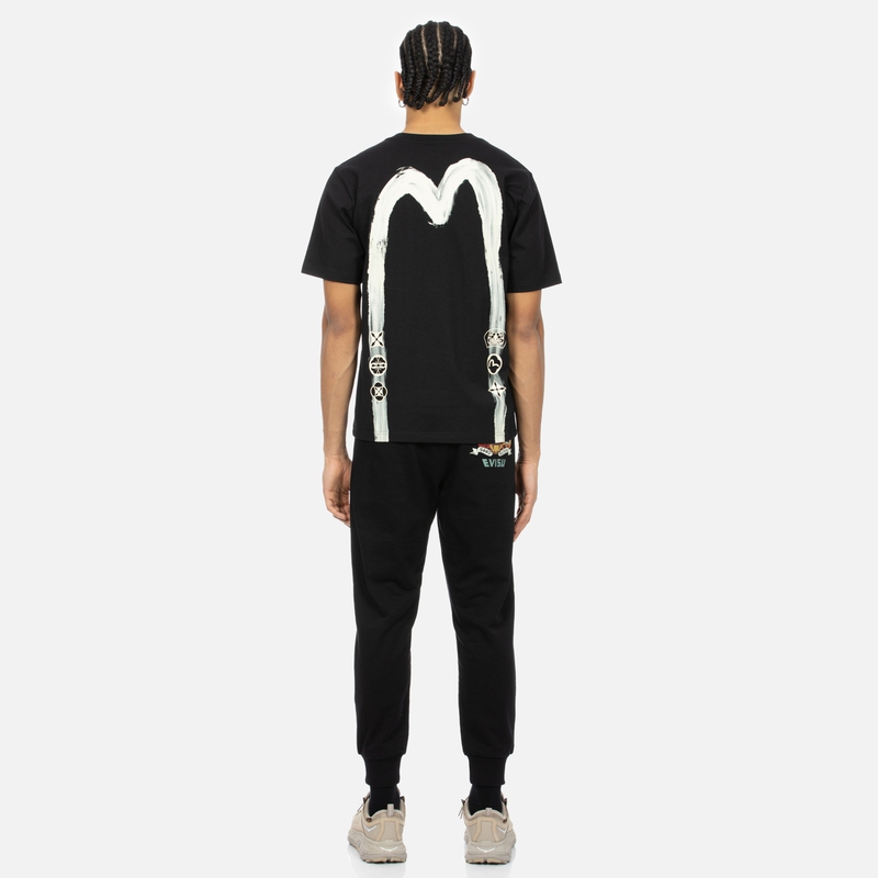 Details for EVISU 達摩&海鷗印花標準版型休閒褲 2ESHTM4SP1142XXCT