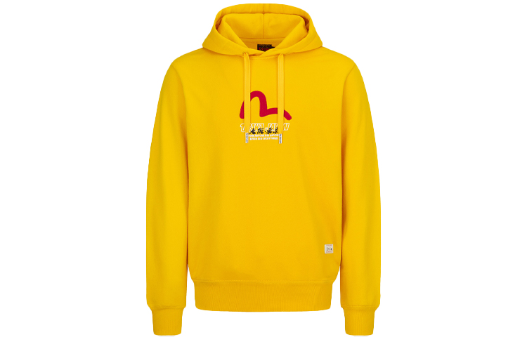 Order EVISU 达摩兄弟图案连帽衫 男女同款LOGO印花套头衫. 2EAHTM1SW306XXCT