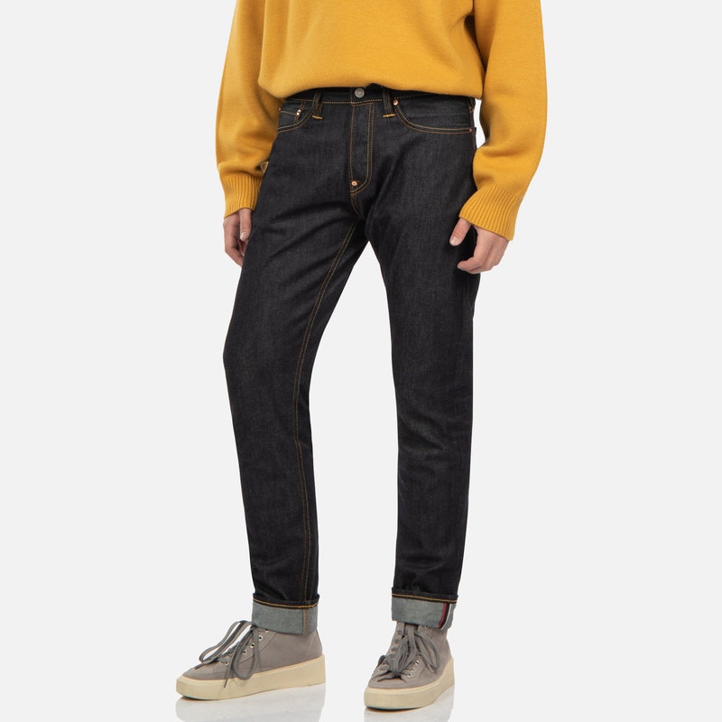 EVISU Daruma Comic Pattern Slim Fit  Jeans Denim Blue 2EAHTM2JE91317CT 圖 4