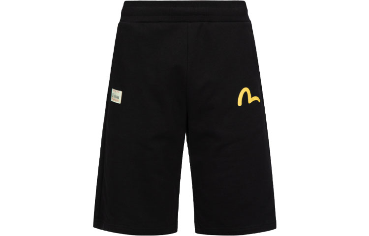 EVISU Daruma Drum Print Relaxed Fit Casual Shorts for Men. 2ESHTM3ST320XXCT