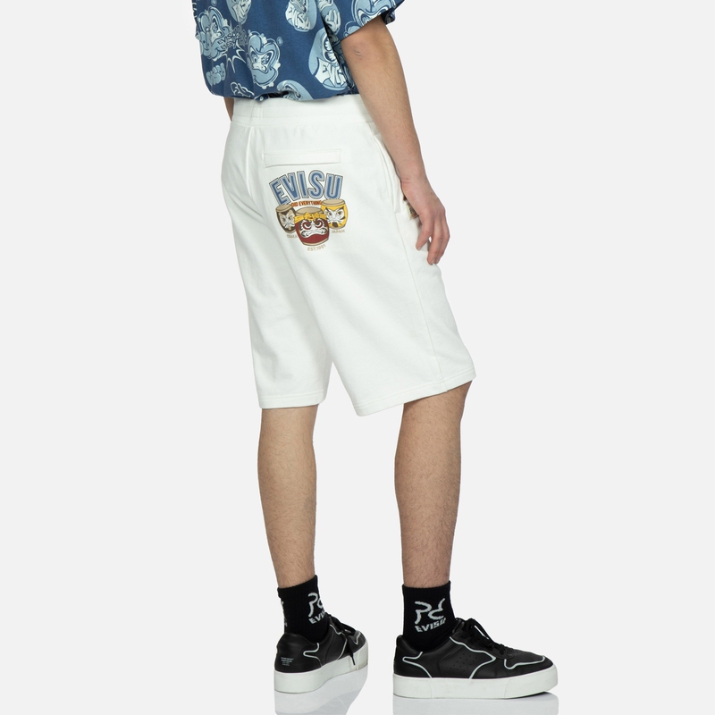 Purchase エヴィス メンズ ダルマドラムプリント リラックスフィット カジュアルショーツ 2ESHTM3ST320XXCT