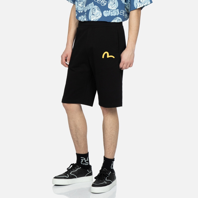 Cheap エヴィス メンズ ダルマドラムプリント リラックスフィット カジュアルショーツ 2ESHTM3ST320XXCT