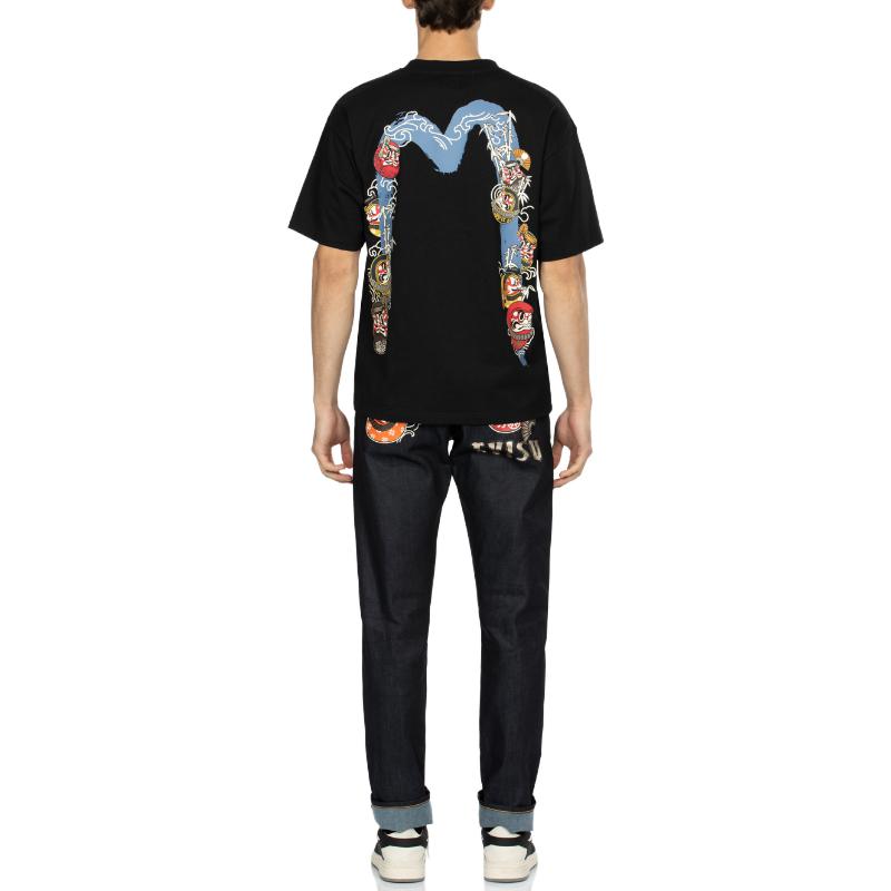 Purchase Evisu 達摩印花修身牛仔褲 男款 - 丹寧藍 2EAHTM3JE105517CT