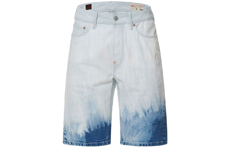 Lookbook EVISU Daruma Sake Bottle Celana Pendek Jeans Bordir Pria Biru 2ESHTM1DS219XX