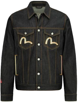 EVISU双守护神刺绣牛仔夹克蓝色秋季款 2ESHTM2DJ702XXCT Lookbook EVISU双守护神刺绣牛仔夹克蓝色秋季款 2ESHTM2DJ702XXCT