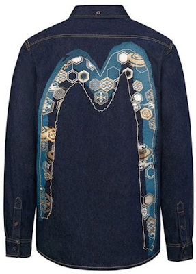 Kemeja Denim EVISU Double M Biru Denim 2EAHTM0SL176DN Lookbook Kemeja Denim EVISU Double M Biru Denim 2EAHTM0SL176DN