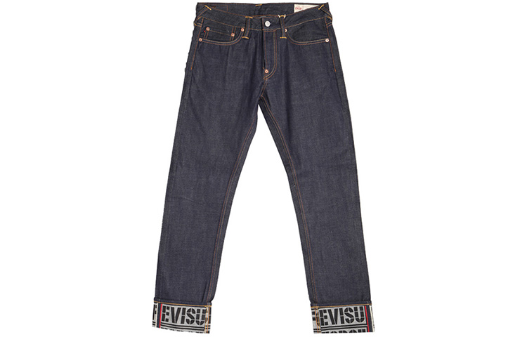 EVISU Double M Seagull Embroidered Blue Denim Jeans for Men. 1EAHTM9JE11410 圖 3