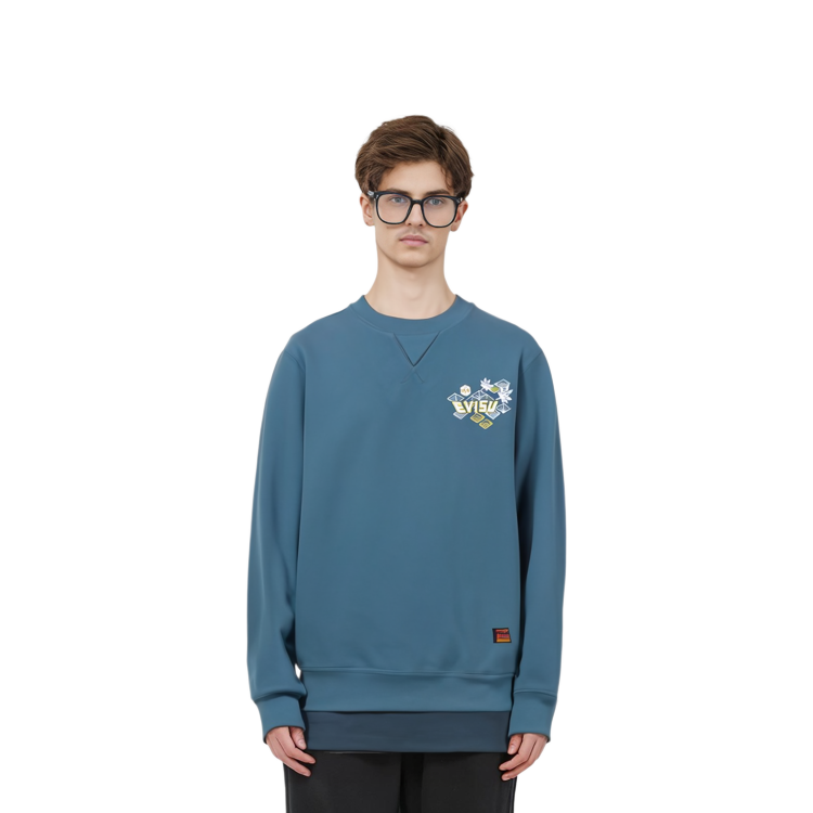 EVISU Dragon Pattern Embroidered Pullover Sweatshirt Edition 2EAHTM1SW317XXCT 圖 4