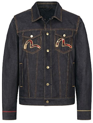 Jaket Denim Bersulam EVISU Lelaki - Hitam 2ESHTM0DJ799XX Lookbook Jaket Denim Bersulam EVISU Lelaki - Hitam 2ESHTM0DJ799XX