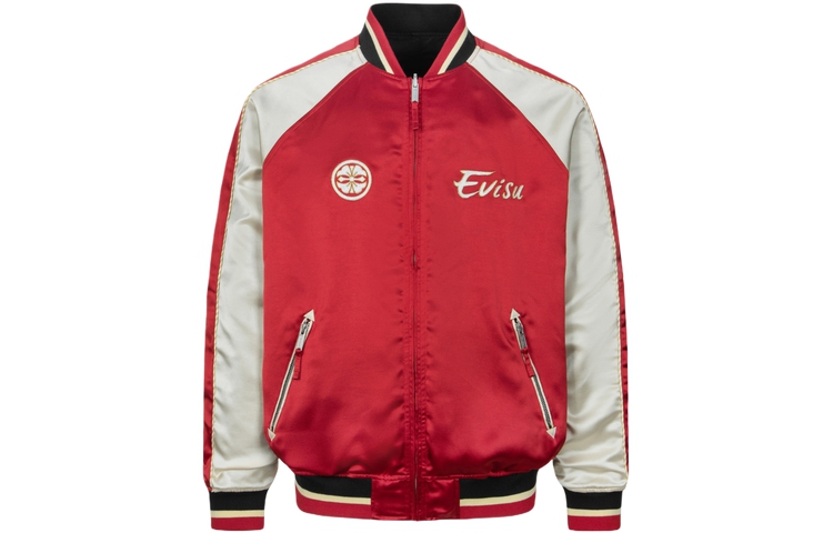 Lookbook EVISU男士日式刺绣海鸥设计寿风夹克。 2ESHTM4JK7007LFSN