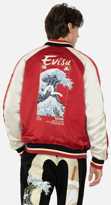 EVISU男士日式刺绣海鸥设计寿风夹克。 2ESHTM4JK7007LFSN Details for EVISU男士日式刺绣海鸥设计寿风夹克。 2ESHTM4JK7007LFSN