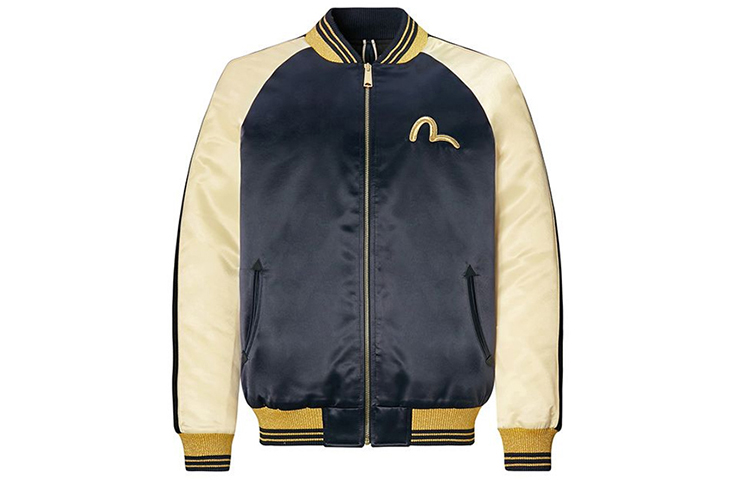 Lookbook EVISU Embroidered Koi Letter Graphic Jacket Deep Blue 1EAHTM9JK720XX