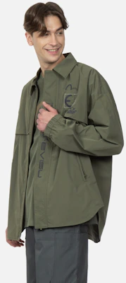 EVISU 刺繍ロゴ シャツジャケット メンズ ディープアーミーグリーン 2ESGNM3SJ759LFPL Shop EVISU 刺繍ロゴ シャツジャケット メンズ ディープアーミーグリーン 2ESGNM3SJ759LFPL