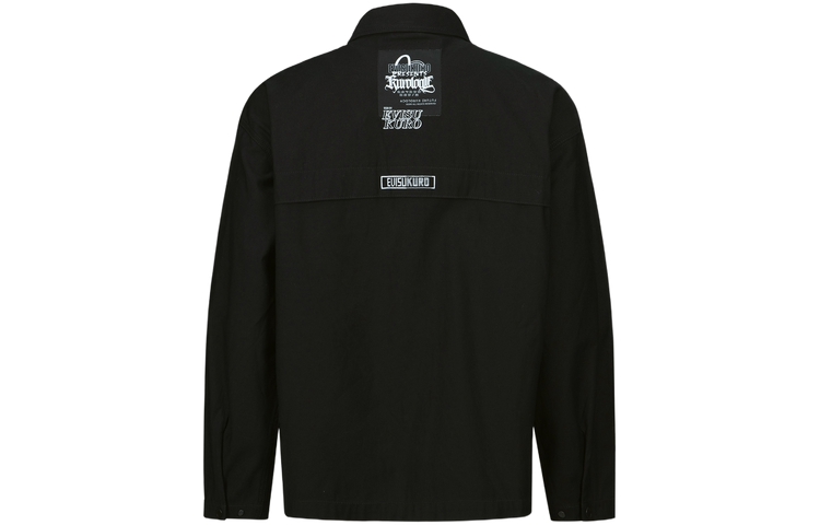 EVISU Embroidered Logo Single-Breasted Jacket Black  Spring/Autumn Wear 2ESGNM3SJ750BZCT 圖 3