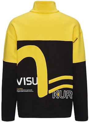 Evisu Evisukuro 秋冬海鸥标志半拉链卫衣 黄/黑色. 2EAGNM0SW365FF Lookbook Evisu Evisukuro 秋冬海鸥标志半拉链卫衣 黄/黑色. 2EAGNM0SW365FF