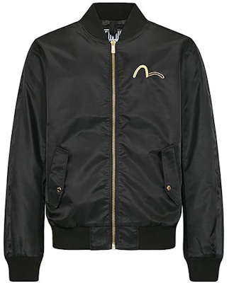 EVISU EVISUKURO SS20 Black Embroidered Nylon Bomber Jacket for Men 2ESGNM0JK732XX Buy EVISU EVISUKURO SS20 Black Embroidered Nylon Bomber Jacket for Men 2ESGNM0JK732XX