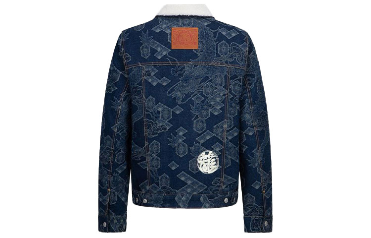 EVISU Fall/Winter Poseidon Jacquard  Denim Jacket Winter Collection. 2EAHTM1DJ707XXDS 圖 3